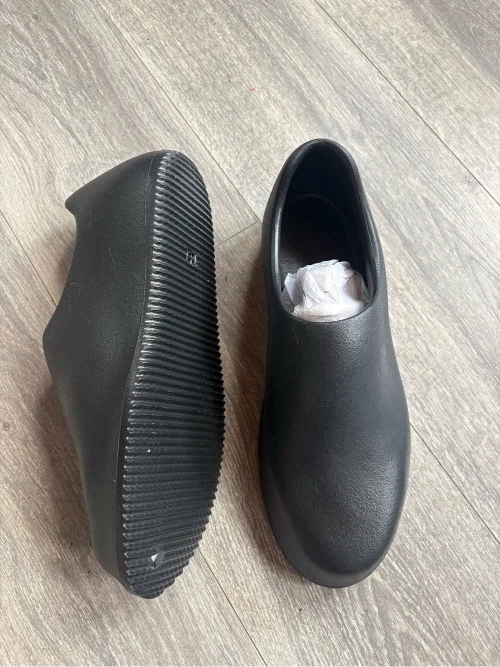 Men's Yeezy Slip-On size 11 Black Work Clog